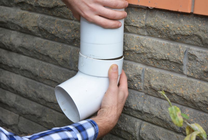 Pvc Downspout Installation